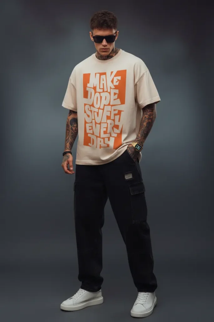 Printed T Shirts for Men by US Vesta featuring stylish graphic design with premium fabric and modern streetwear fashion