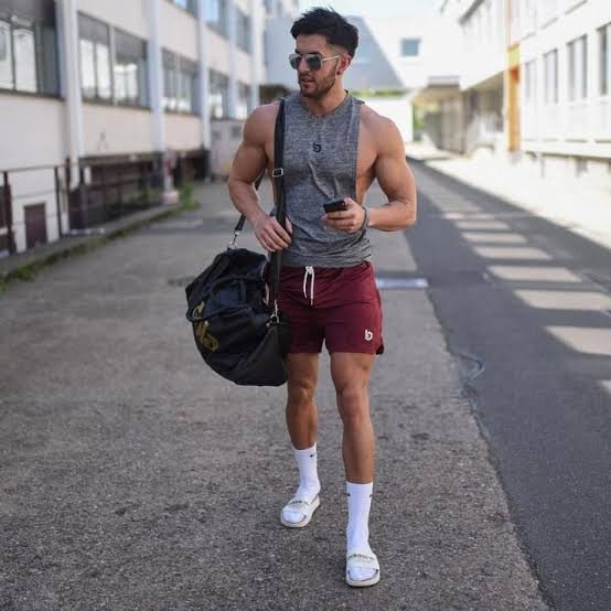 Gym T Shirts for Men by US Vesta featuring breathable athletic wear for workout and active lifestyle